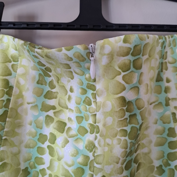 Lauren Taylor New York Animal Print Skirt Set sz 8 - Picture 5 of 11